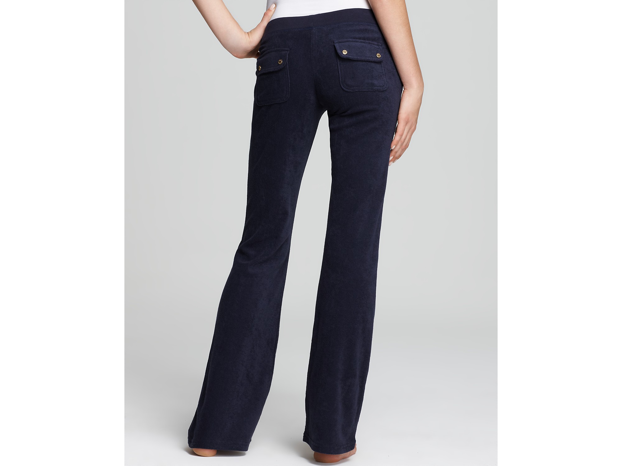 juicy couture black flare joggers