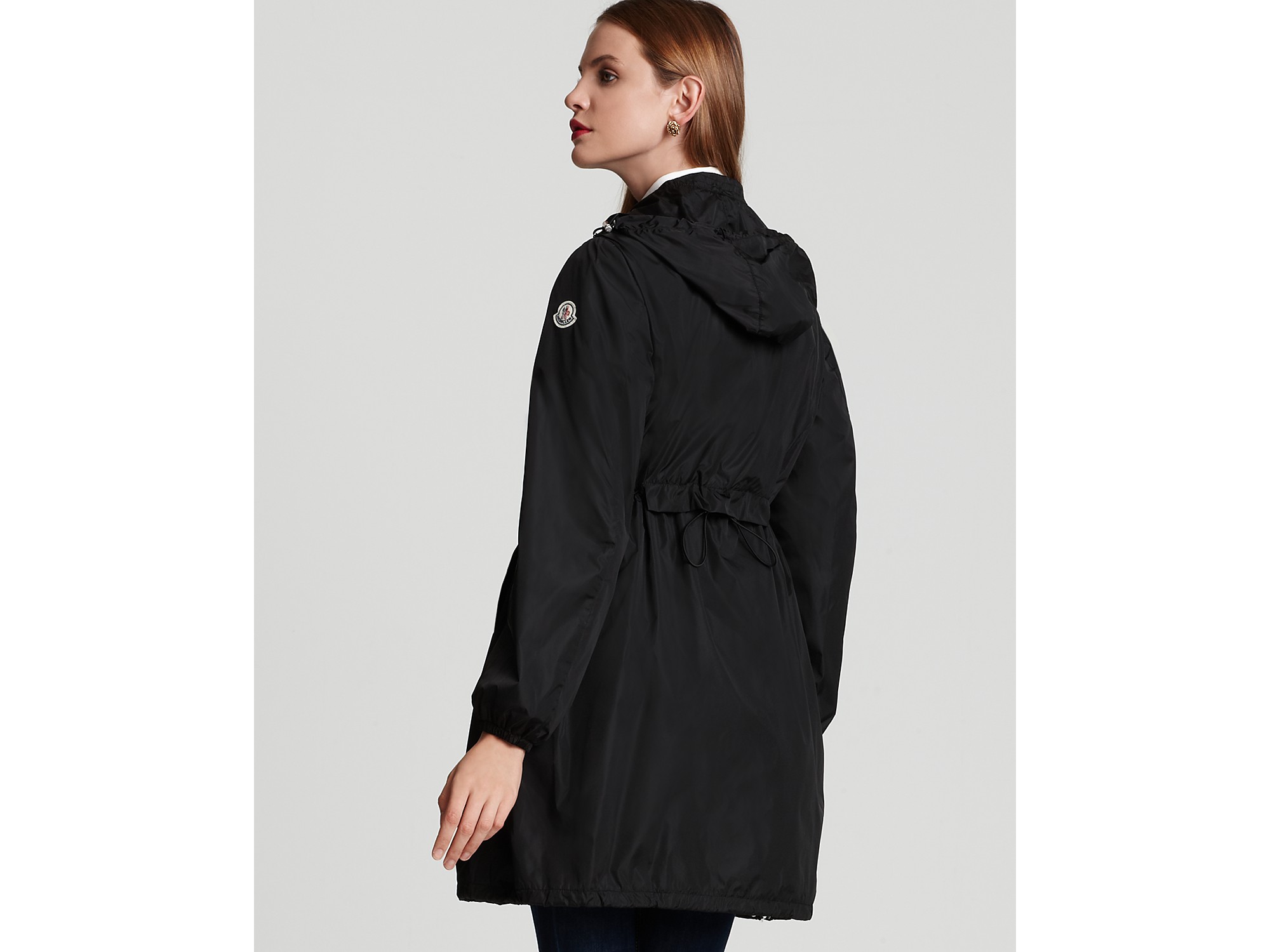 moncler black raincoat moncler black raincoat