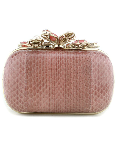 Nina ricci Jeweled Clutch in Pink | Lyst