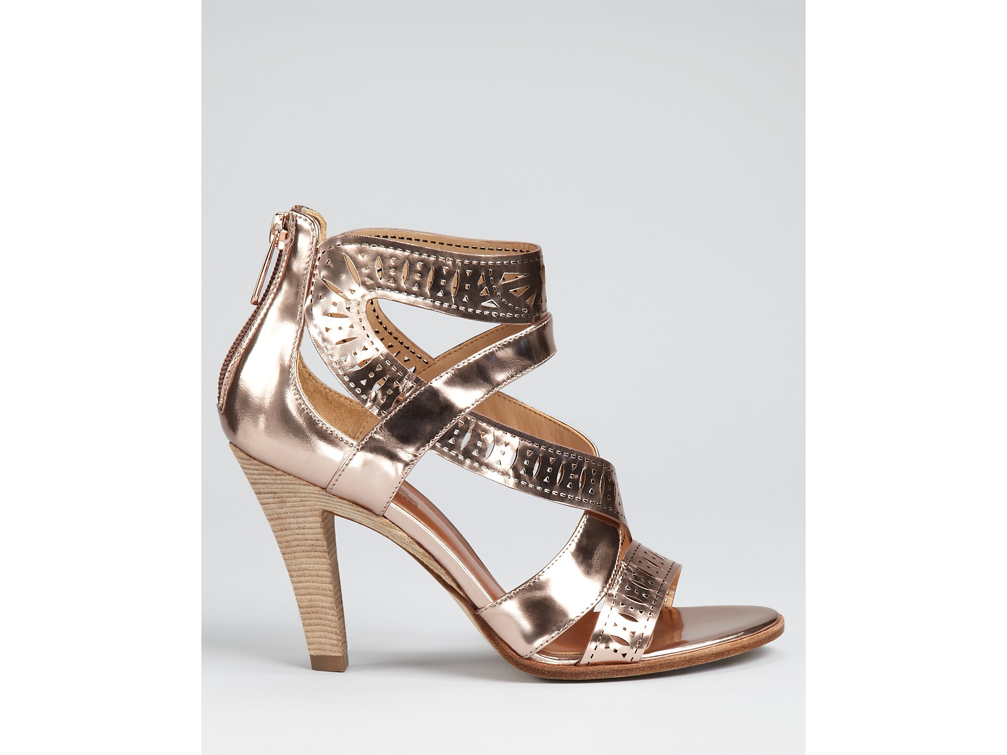 Lyst - Belle By Sigerson Morrison Sandals Samara in Metallic
