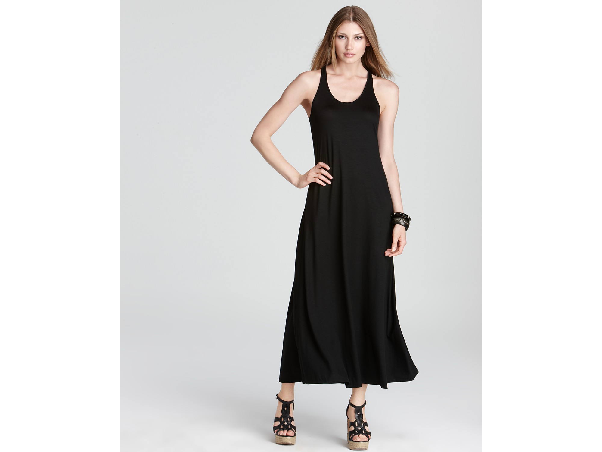 racerback tank maxi dress