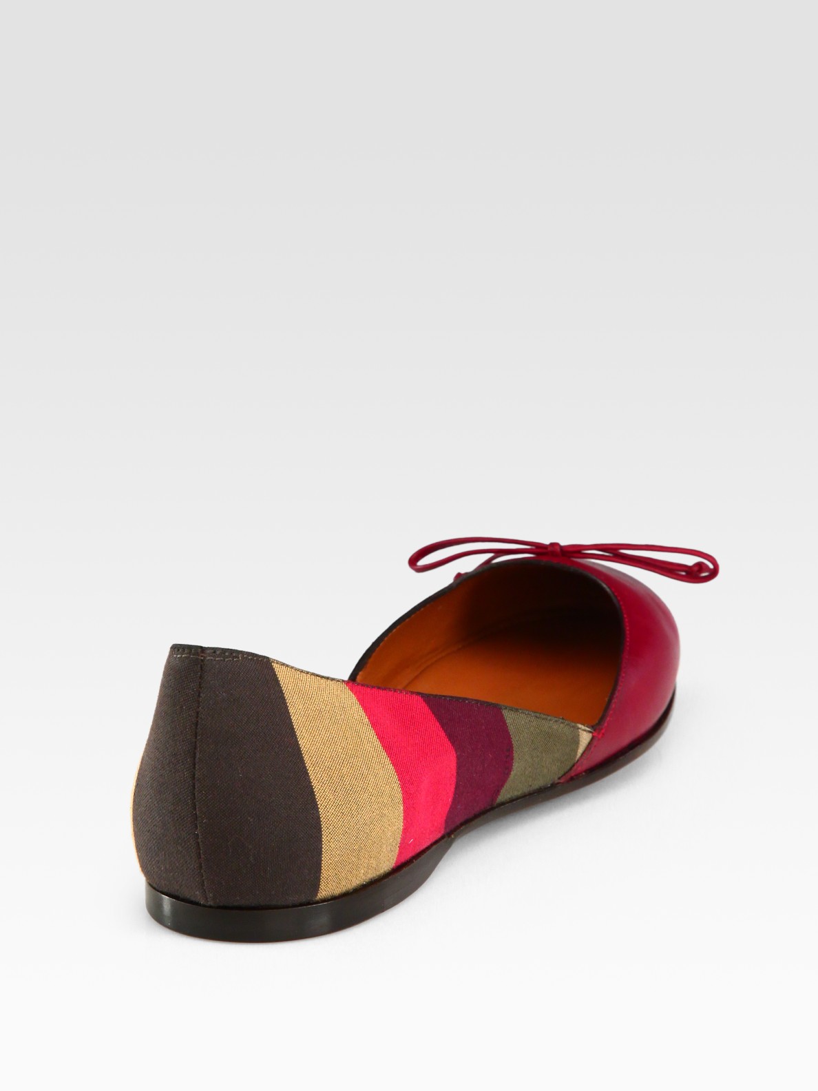 fendi logo flats