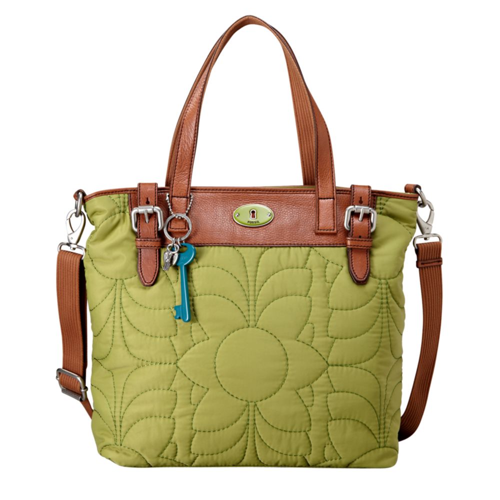 Lyst Fossil Keyper Nylon Tote in Green
