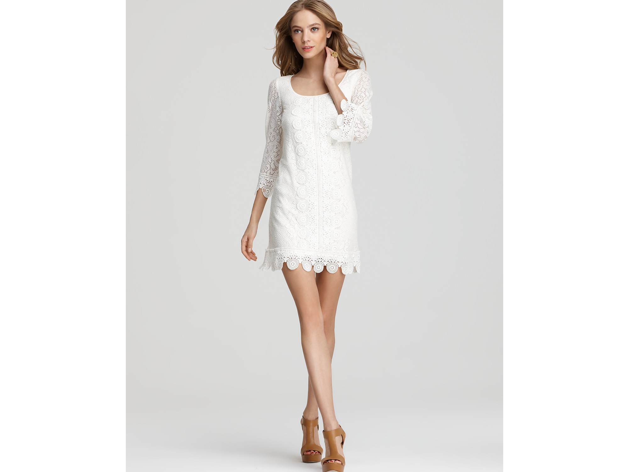 Laundry by shelli segal white dress Clearance