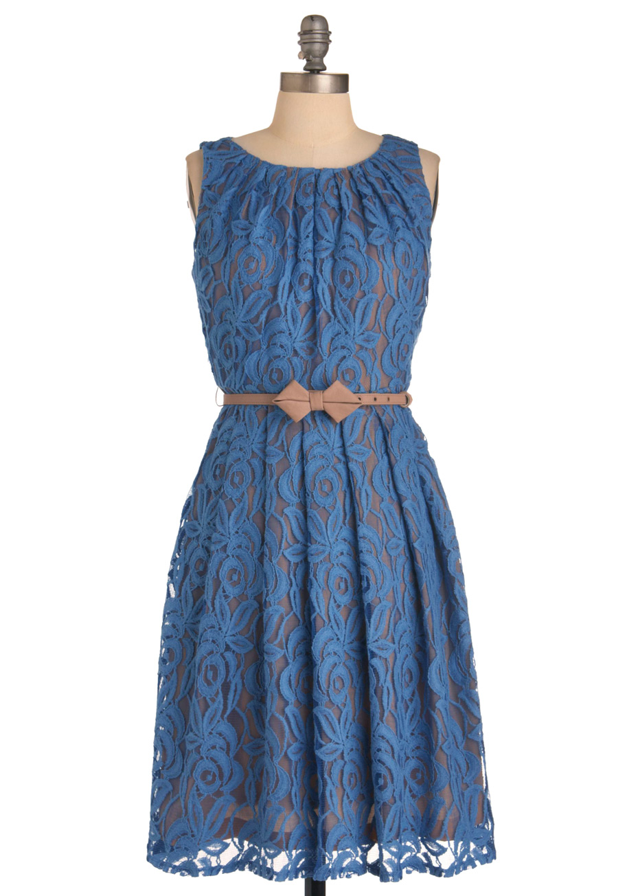 Modcloth Periwinkle At You Dress in Blue (almond) | Lyst