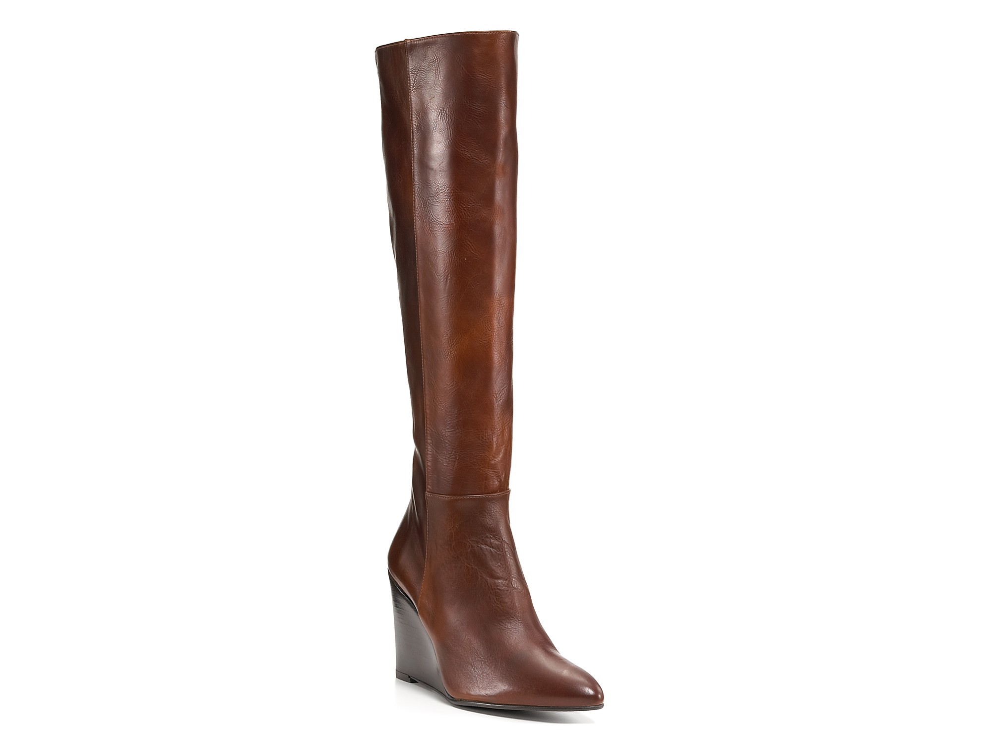 Lyst - Stuart weitzman Vim Wedge Boots in Brown