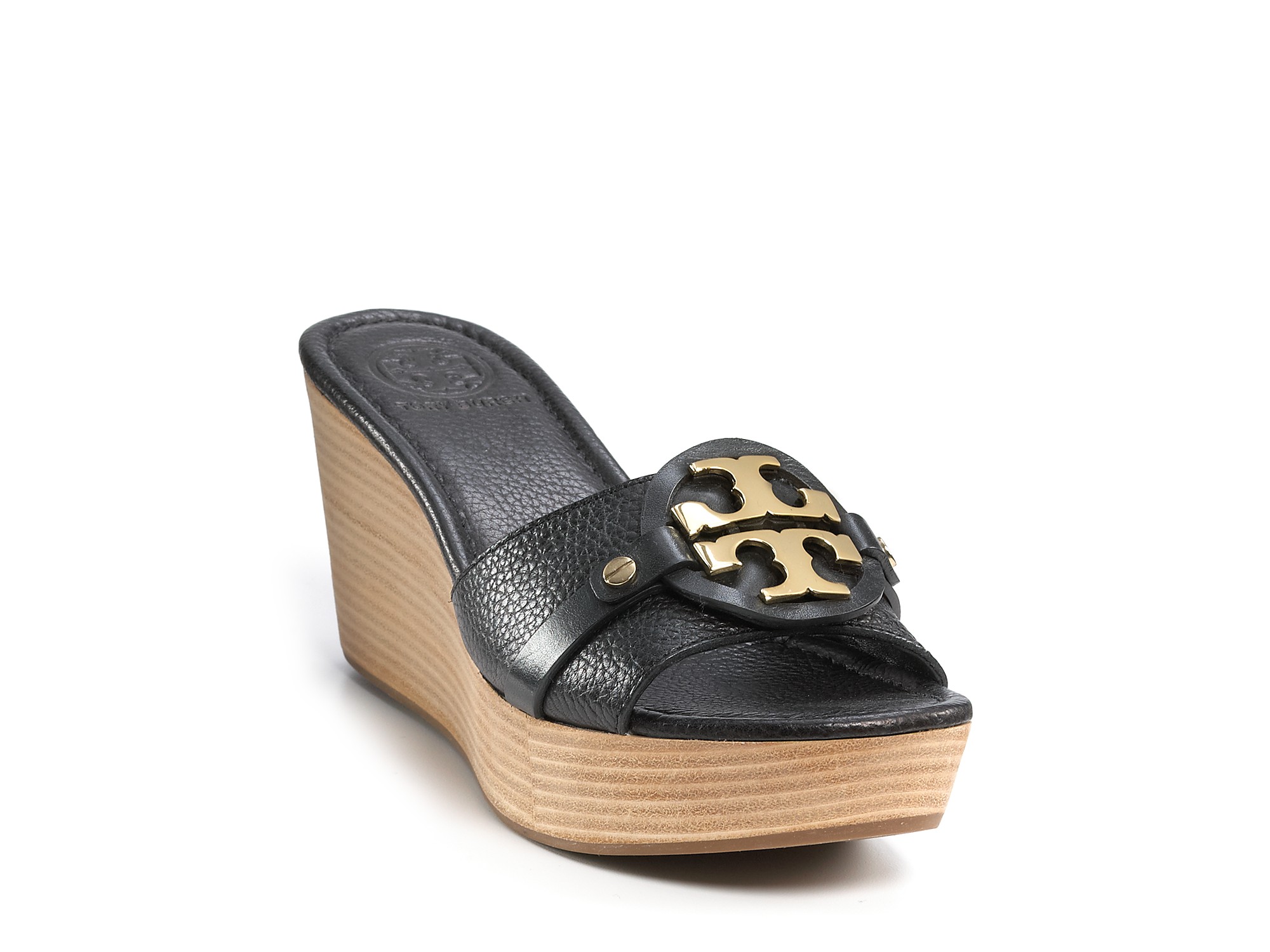 Tory Burch Patti 3 Wedge Sandals in Blue | Lyst