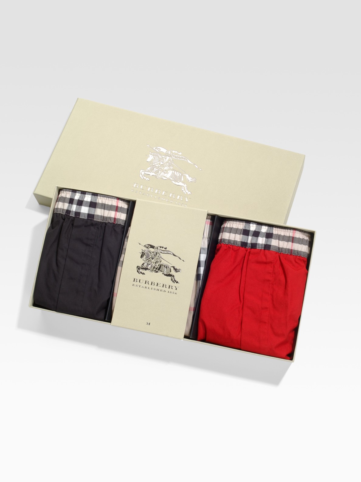 Burberry Woven Check Boxers, 3-pack for Men | Lyst