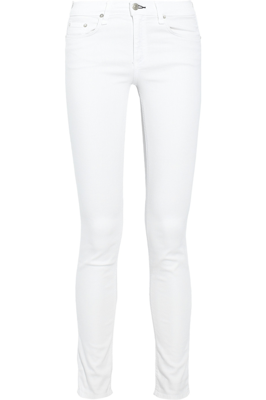 Rag & Bone High-rise Skinny Bright White Jeans - Lyst