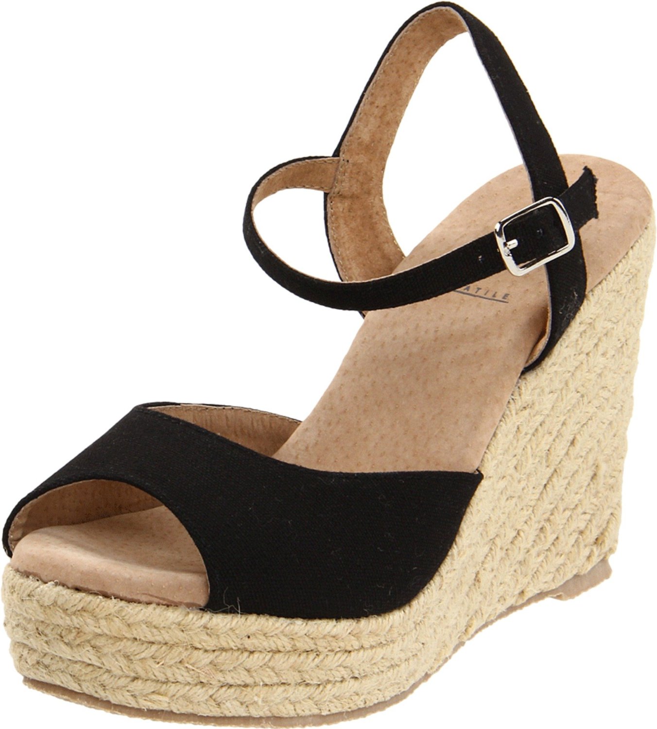 Volatile Very Volatile Womens Electric Wedge Sandal in Black | Lyst