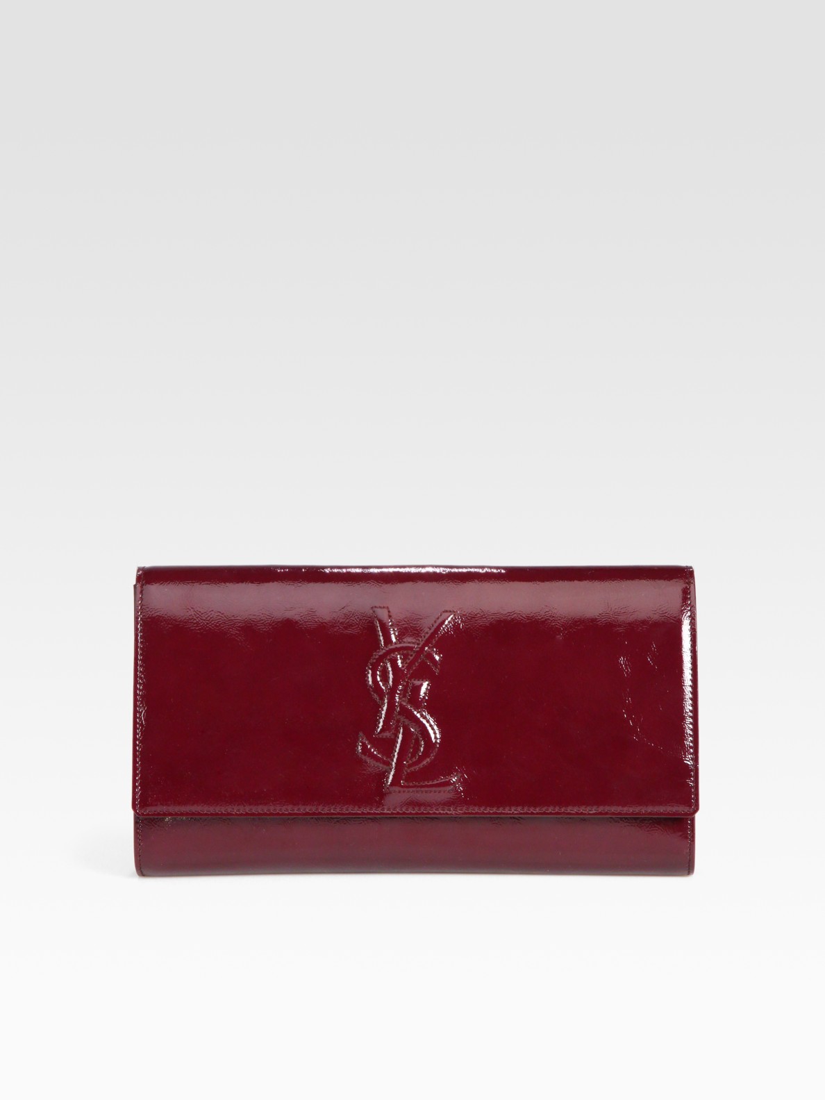 ysl patent leather clutch