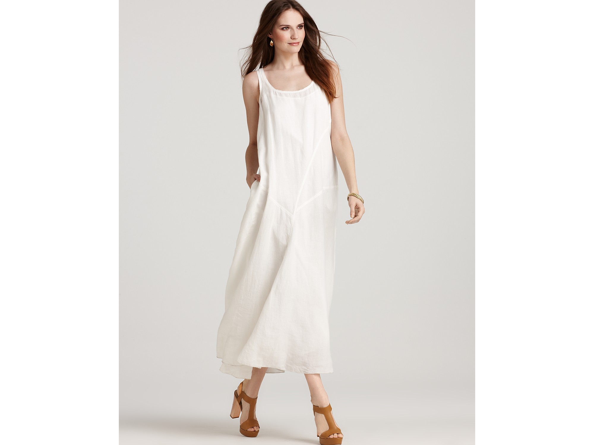 dkny white dress
