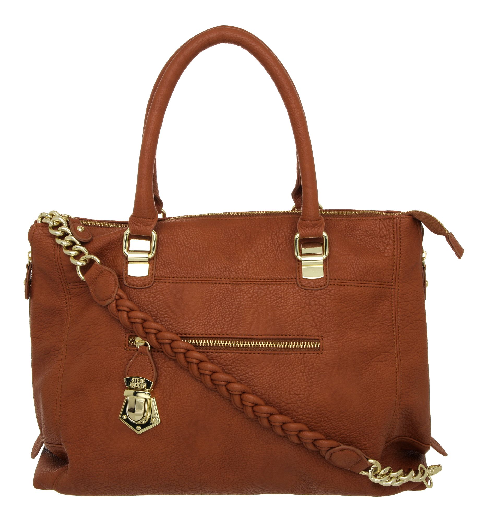 Steve madden Bsocial Sm Tote Bag in Brown | Lyst