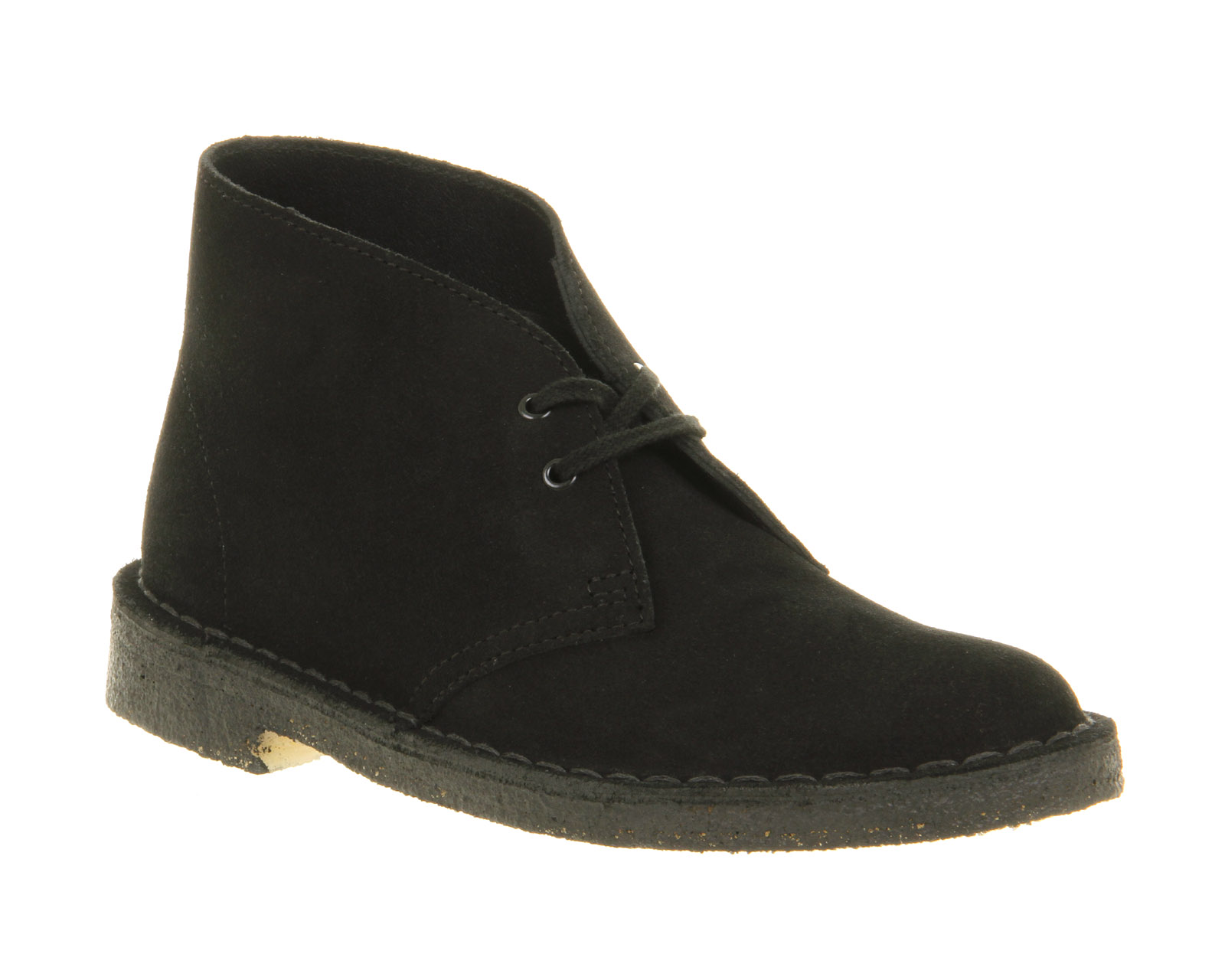 clarks desert boots black