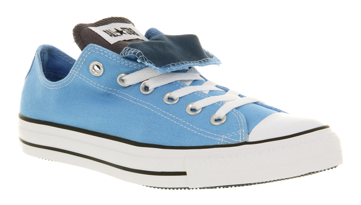 Converse All Star Ox Low Double Tongue Crl Blugry Smu in Blue for Men - Lyst