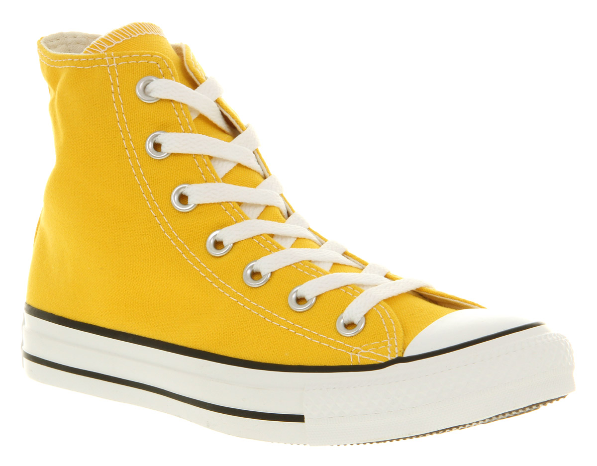 Converse All Star Hi Lemon Chrome in Yellow for Men - Lyst