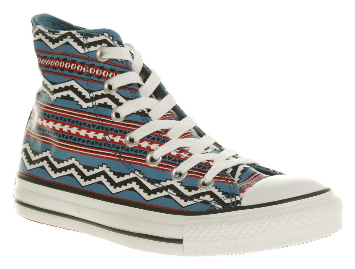 Converse All Star Hi Aztec Smu in Natural for Men - Lyst Converse All Star Hi Aztec Smu in Natural for Men - Lyst