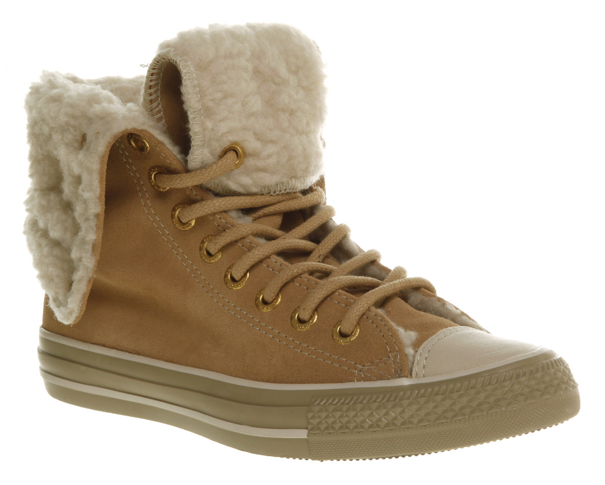 sheepskin converse
