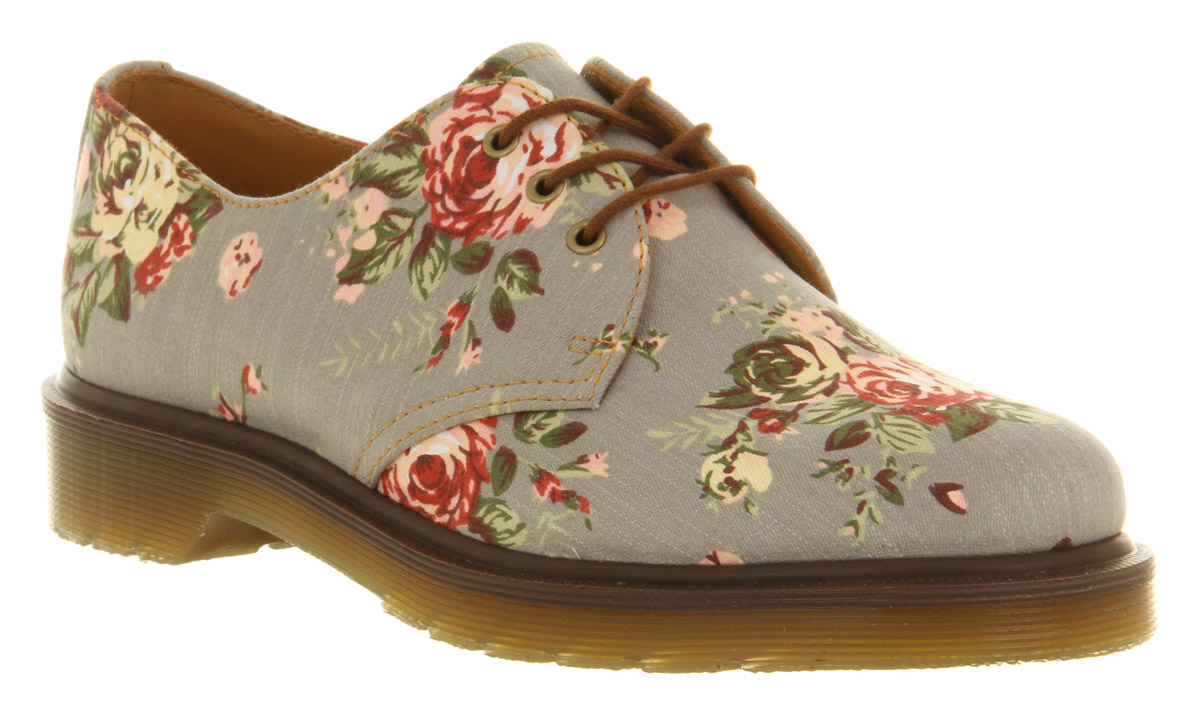 dr martens shoes floral