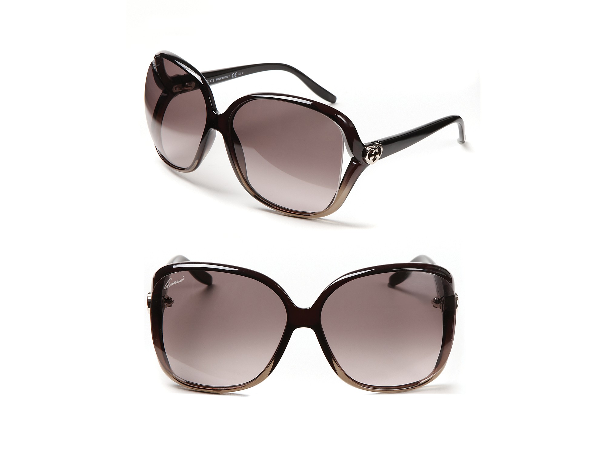 gucci 60mm oversize square sunglasses