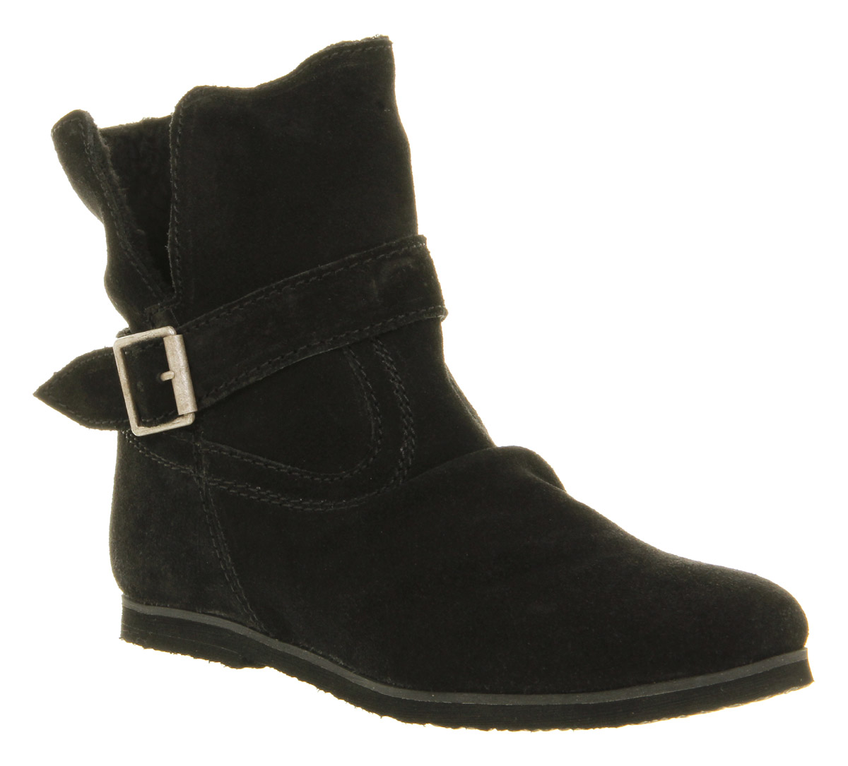 Lyst - Office North Pole Ankle Boot Black Suede in Black