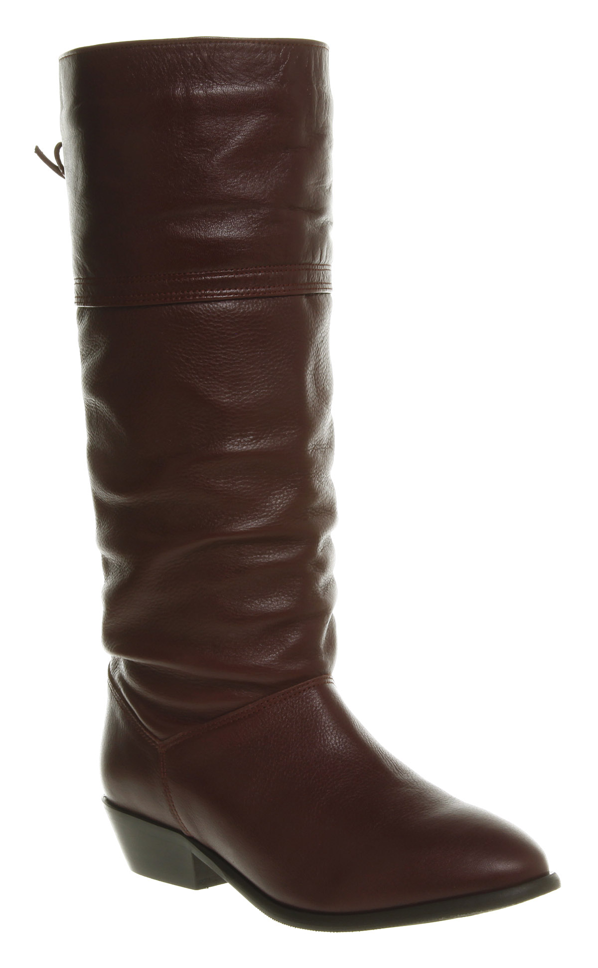 Office Jani Slouch Boot Burgundy Lthr In Purple Lyst Gallery
