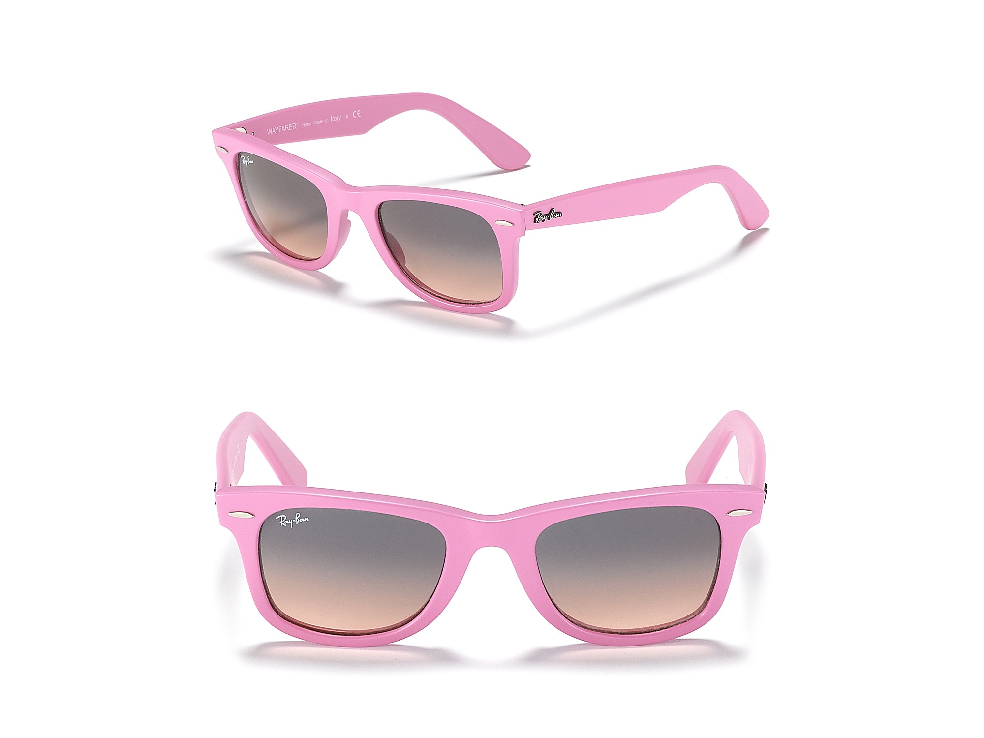Ray-Ban Classic Wayfarer Sunglasses in Pink - Lyst