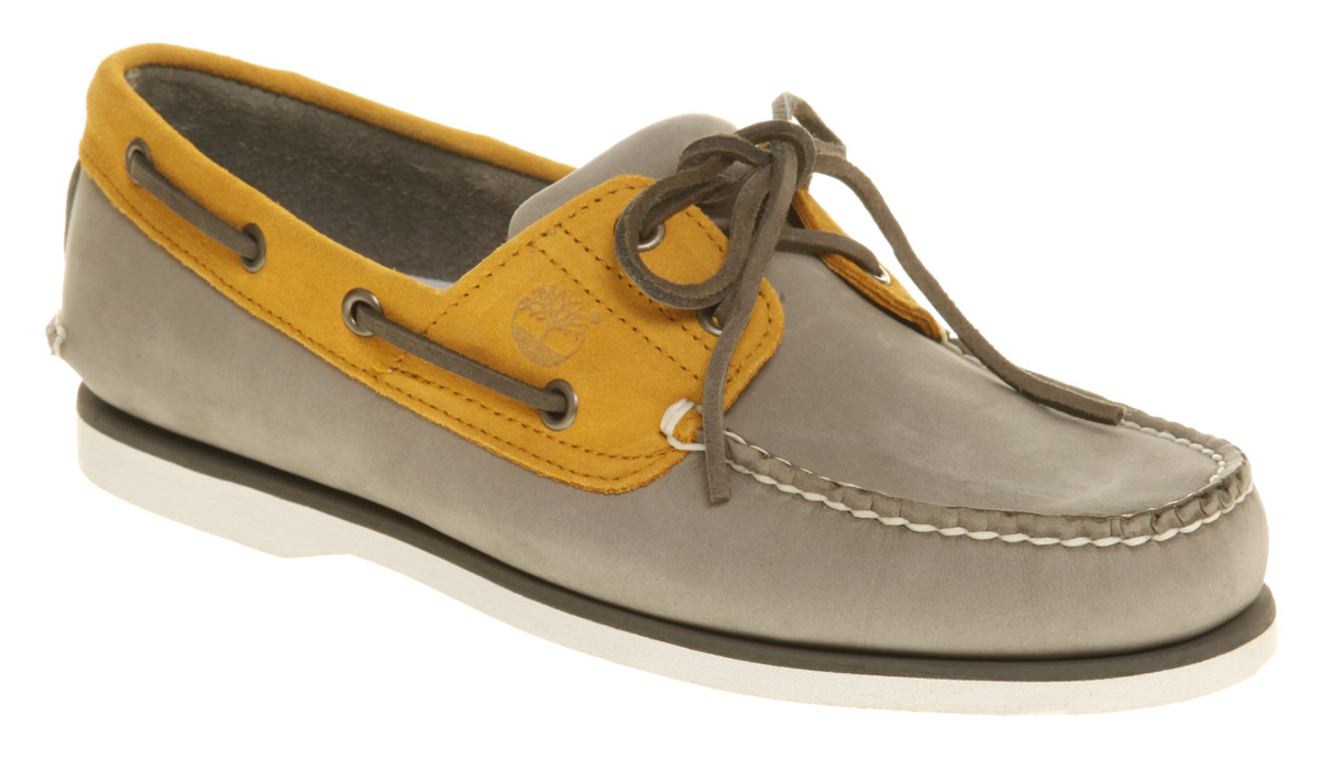 timberland grey boat shoes