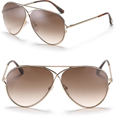 Tom ford william metal aviator sunglasses #4