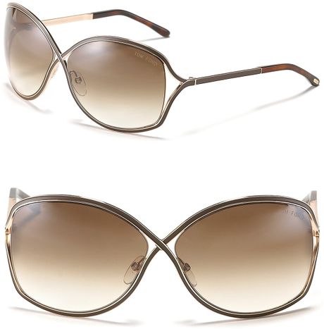 Tom ford rose gold sunglasses #6