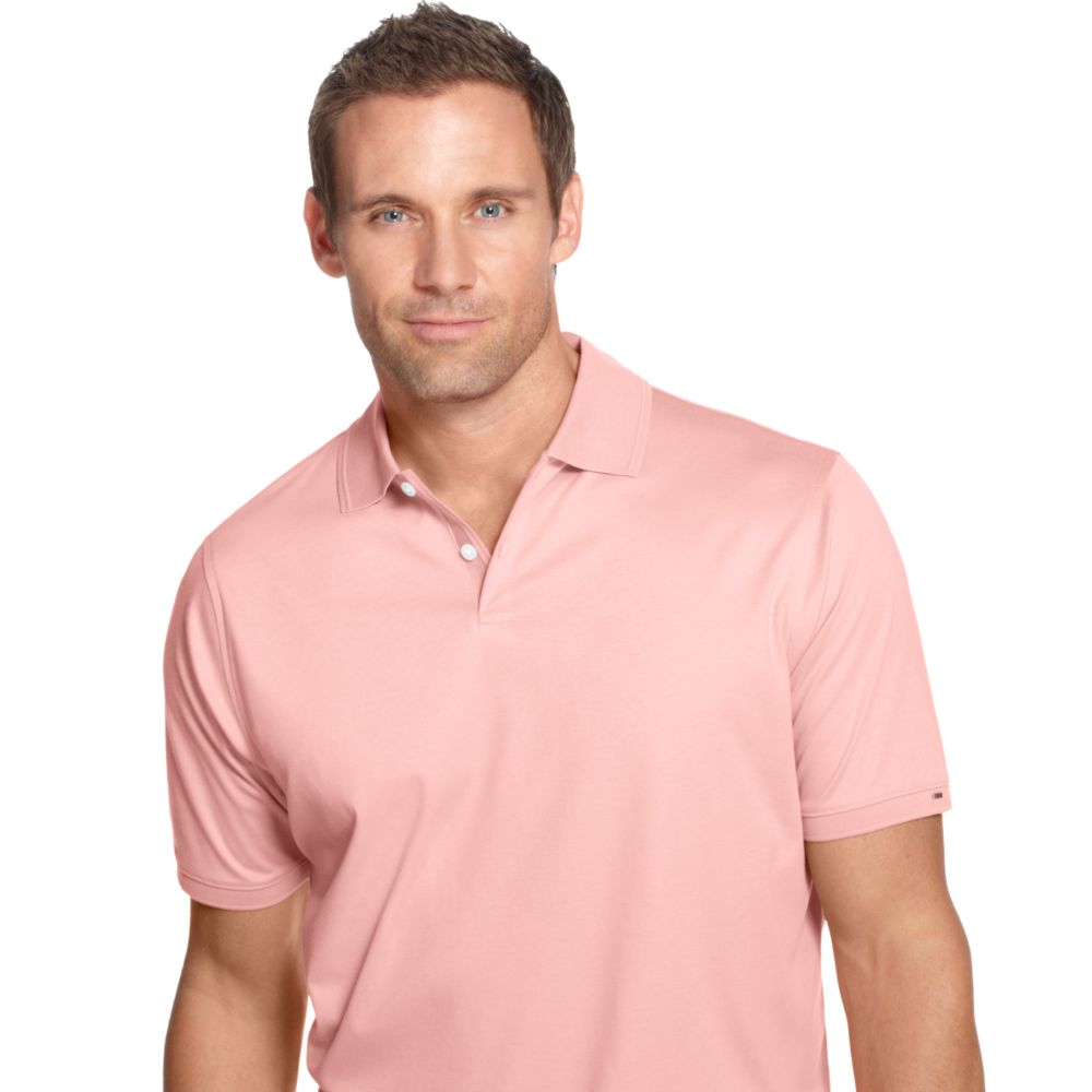 liquid cotton polo shirt