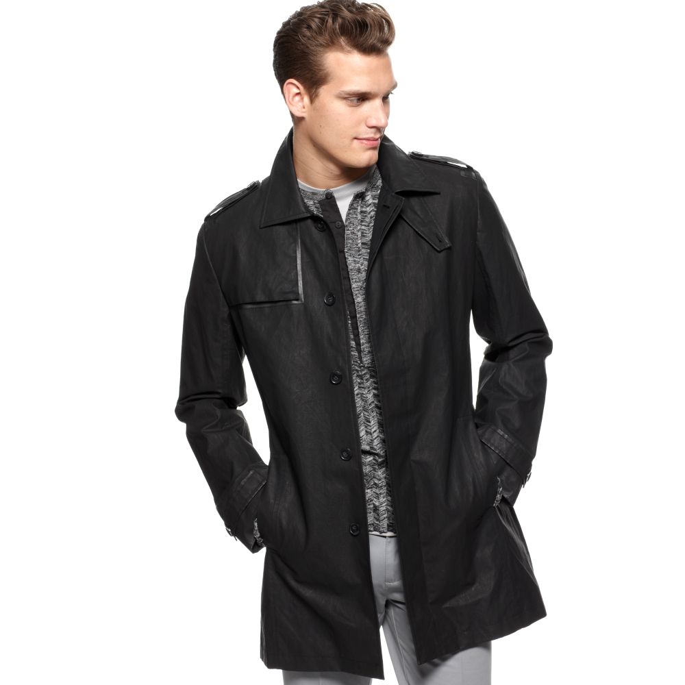 Calvin klein trench coat men hot sale