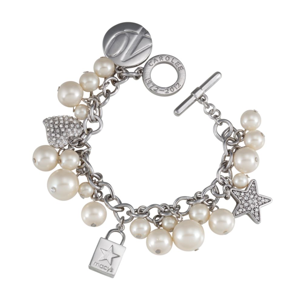 Carolee Macys Charm Bracelet in Metallic - Lyst