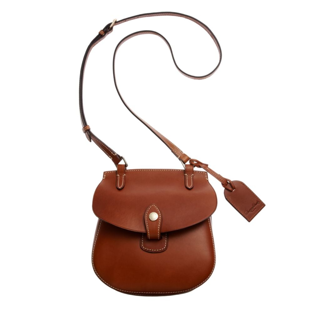 Dooney & Bourke Brasil Smooth Leather Crossbody Bag in Brown | Lyst