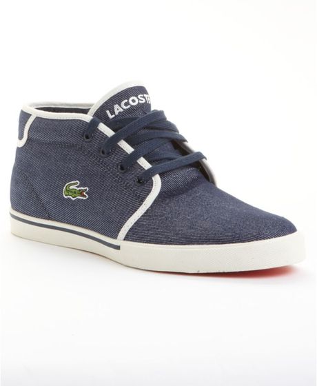Lacoste Ampthill Tk Casual Lace Up Sneakers in Blue for Men (dark blue ...