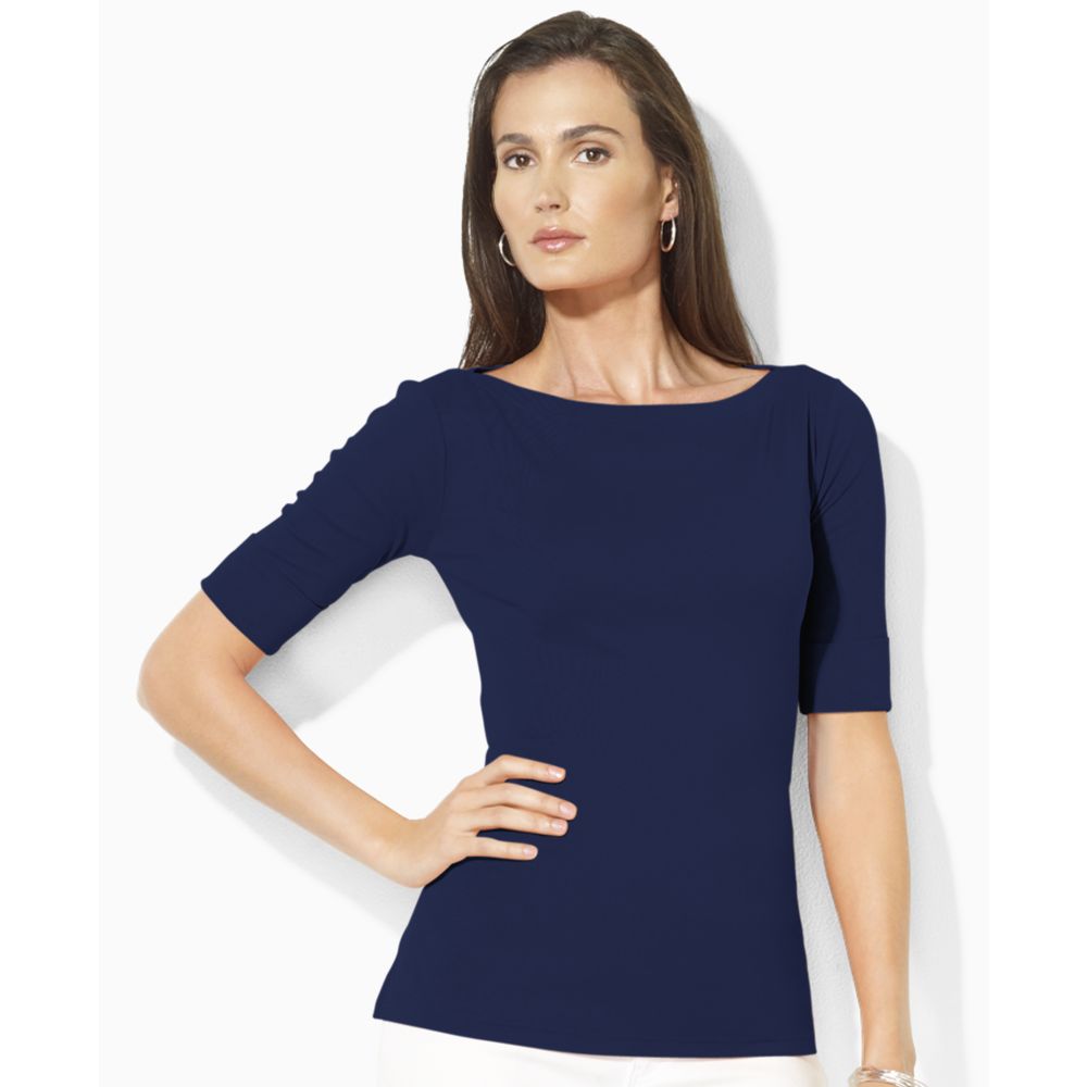 ralph lauren elbow sleeve shirt