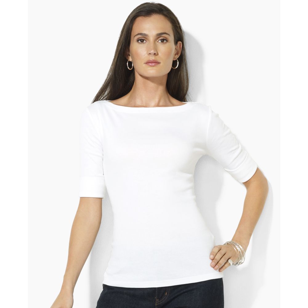 ralph lauren elbow sleeve tee