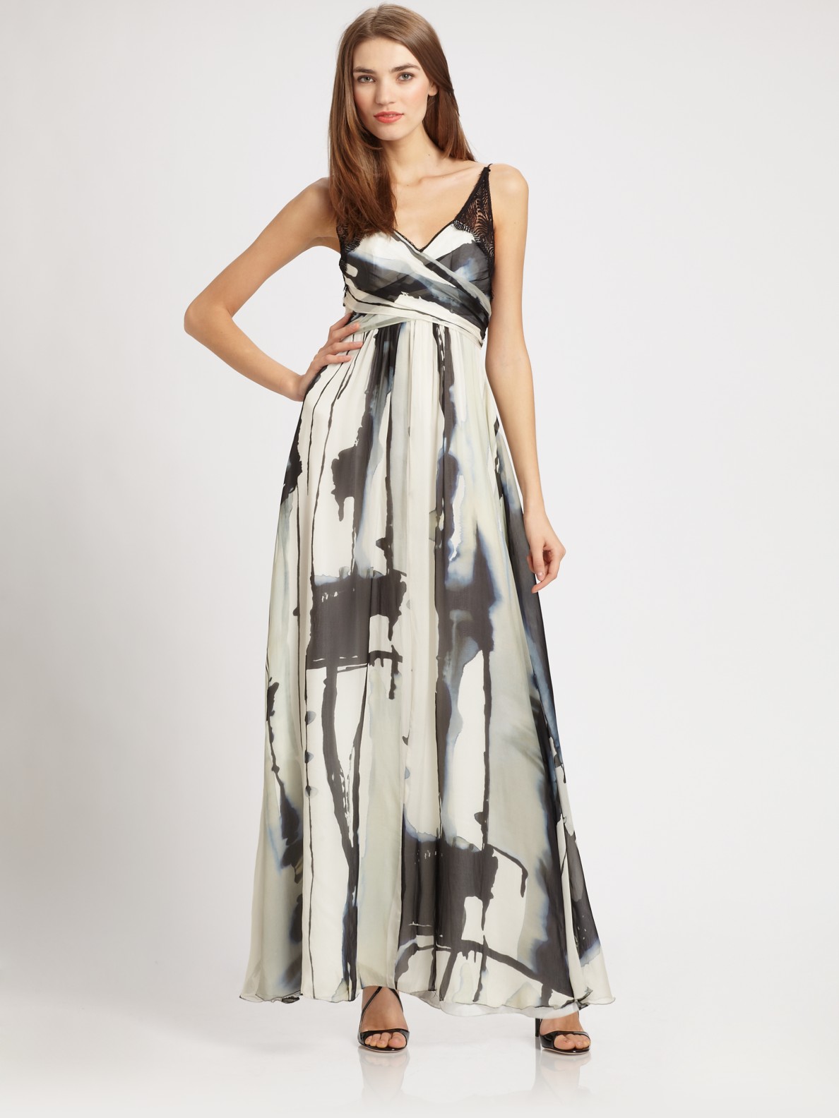 nicole miller silk dress