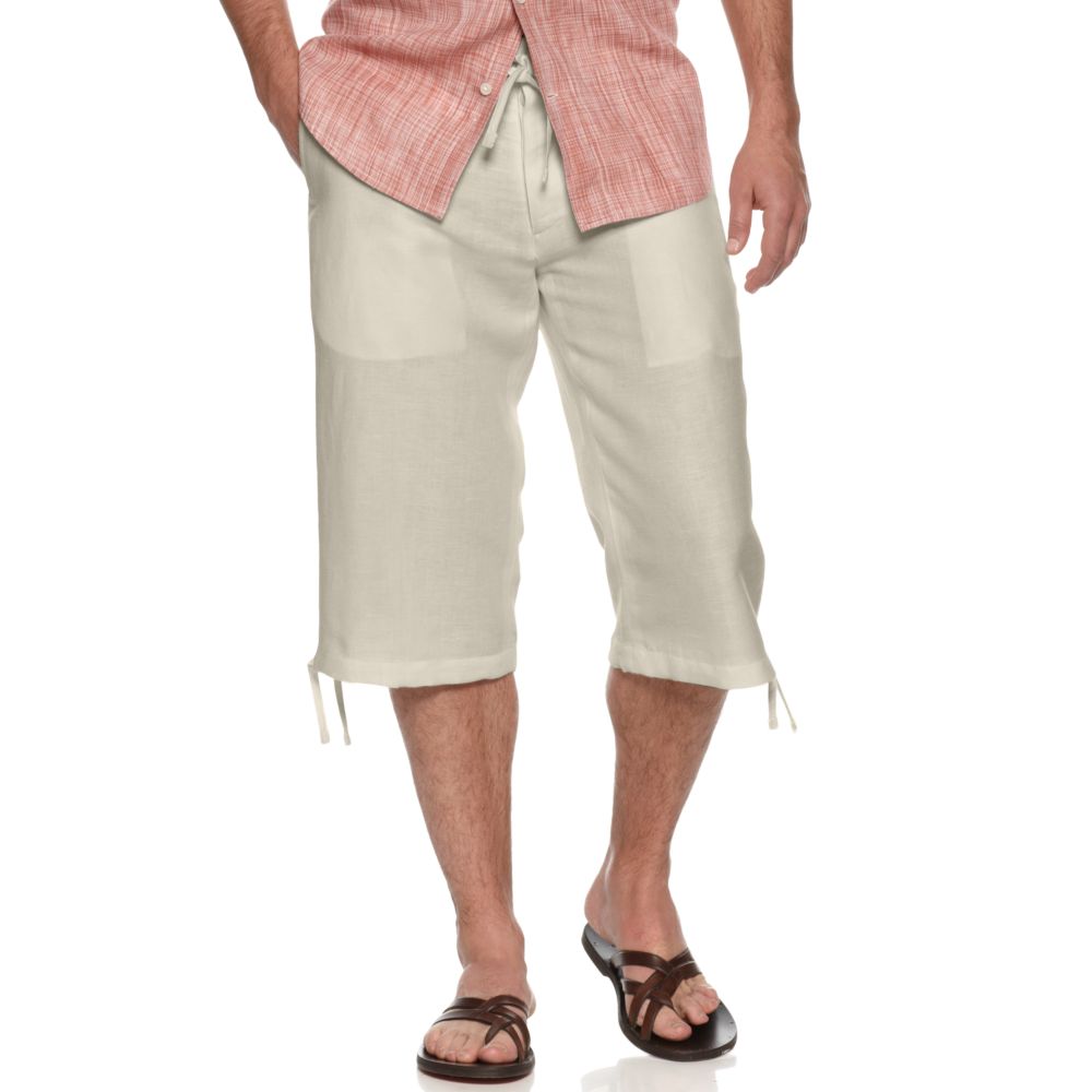 perry ellis linen shorts