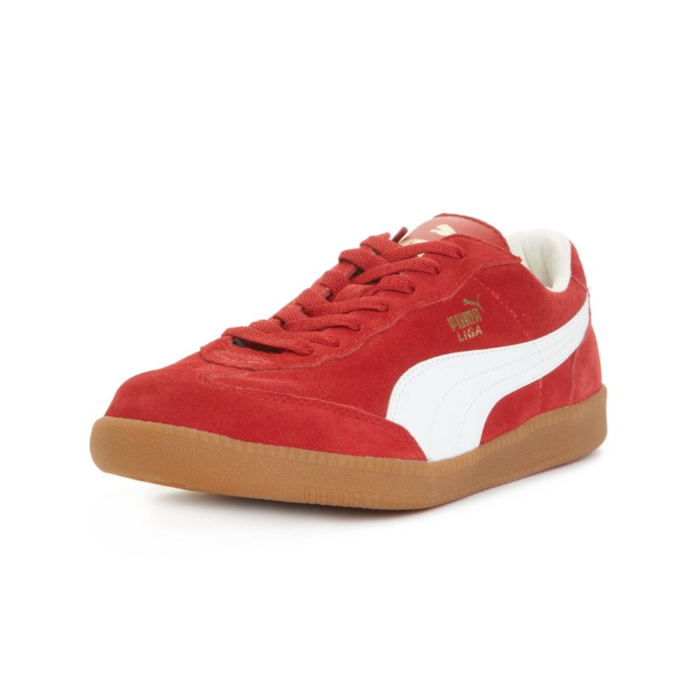 PUMA Liga Suede Sneakers in Red for Men - Lyst