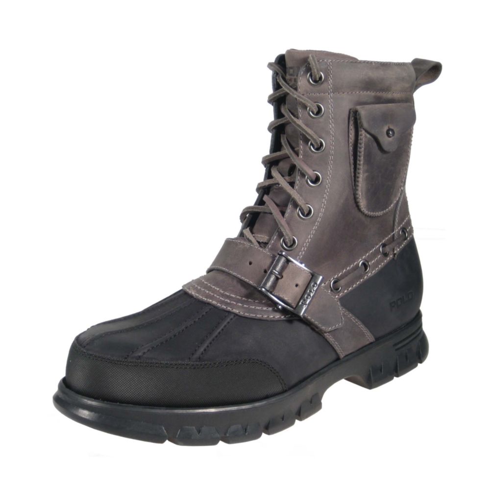 black polo boots mens