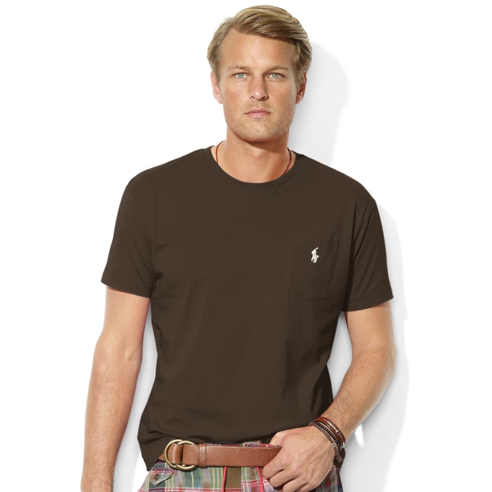 brown ralph lauren t shirt