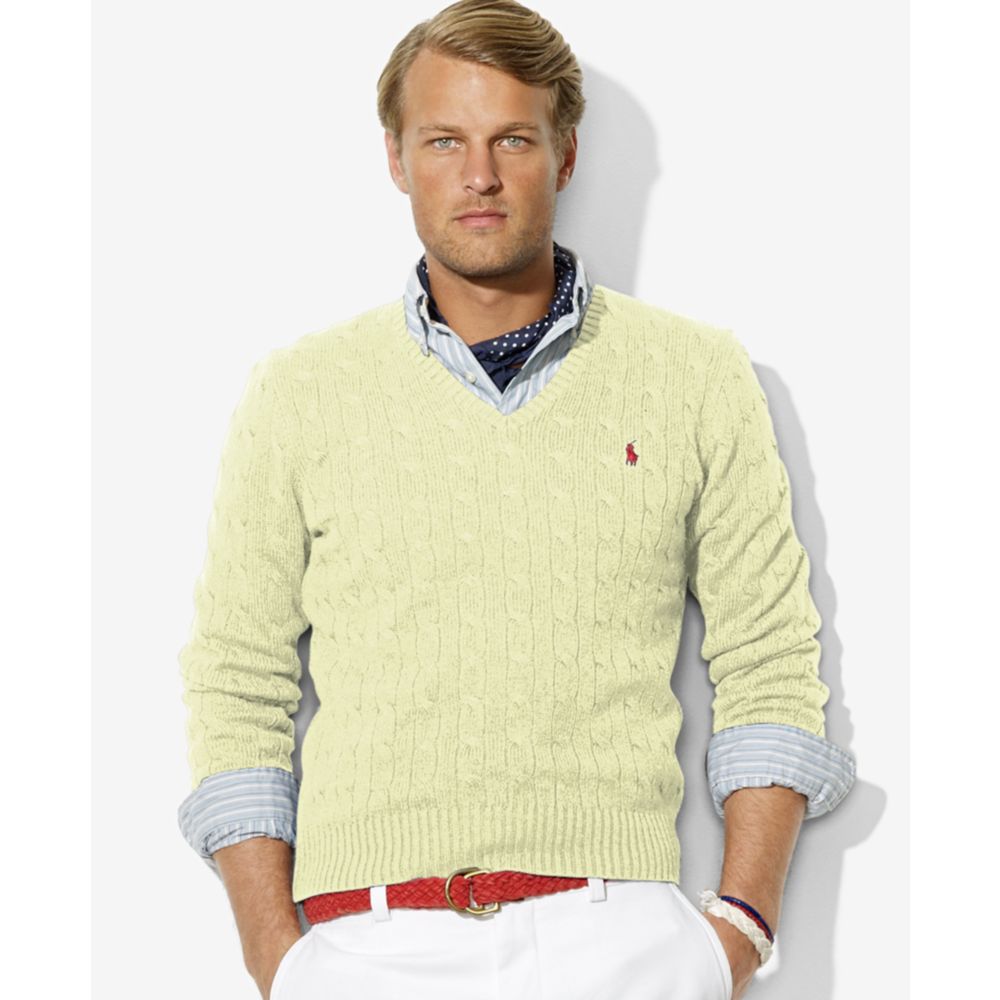 vintage cream ralph lauren knit sweater
