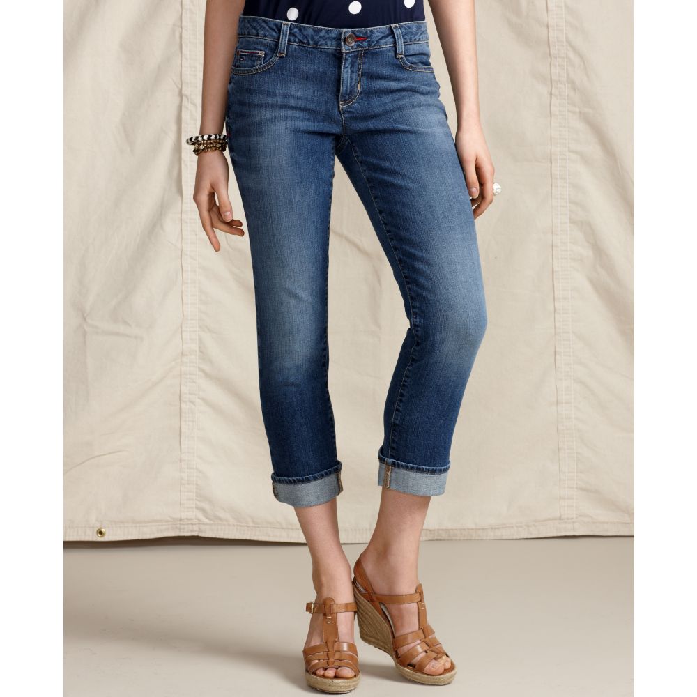 tommy hilfiger capri jeans