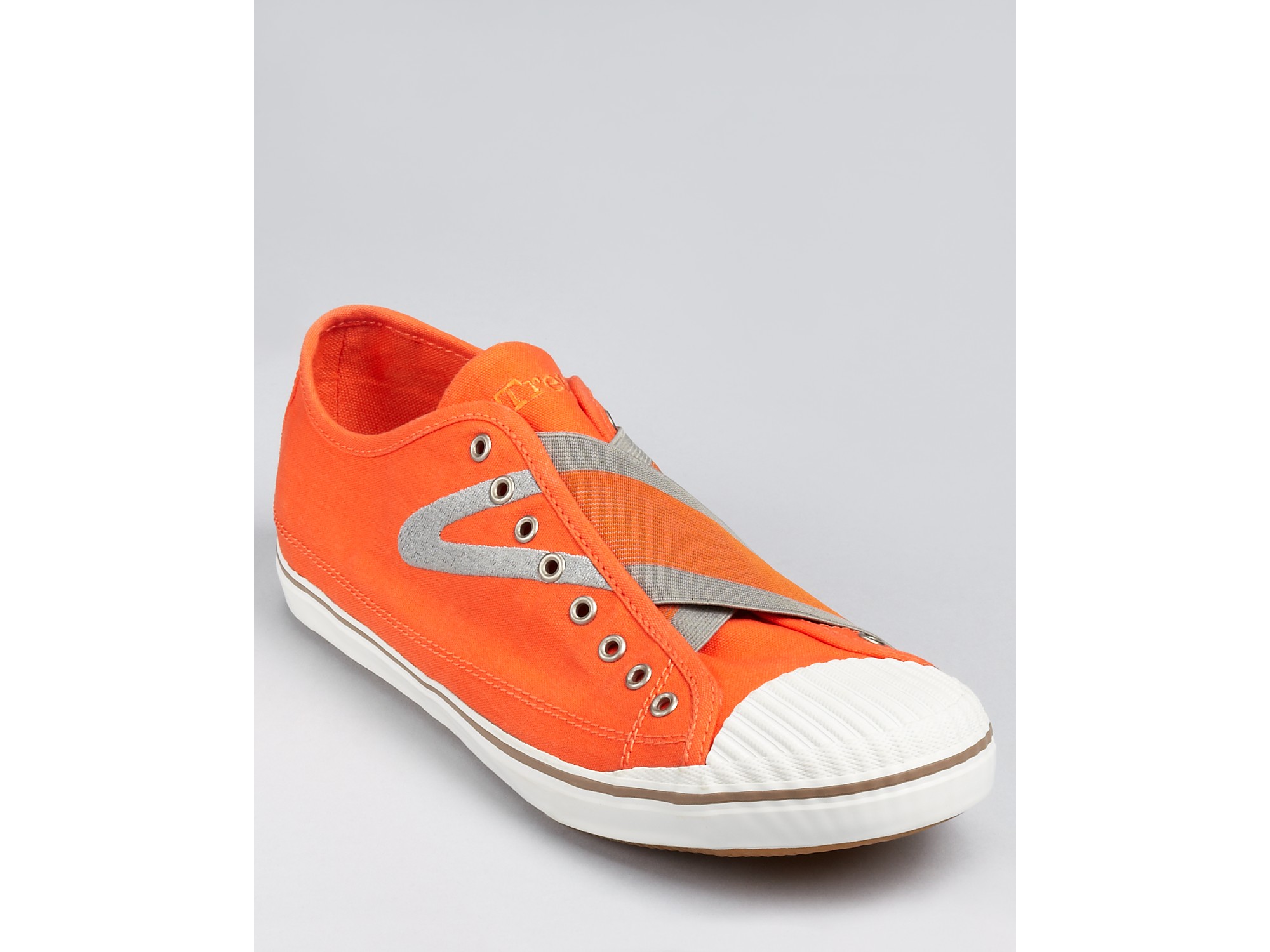 Tretorn Skymra Canvas Slipon Sneakers in Orange for Men | Lyst