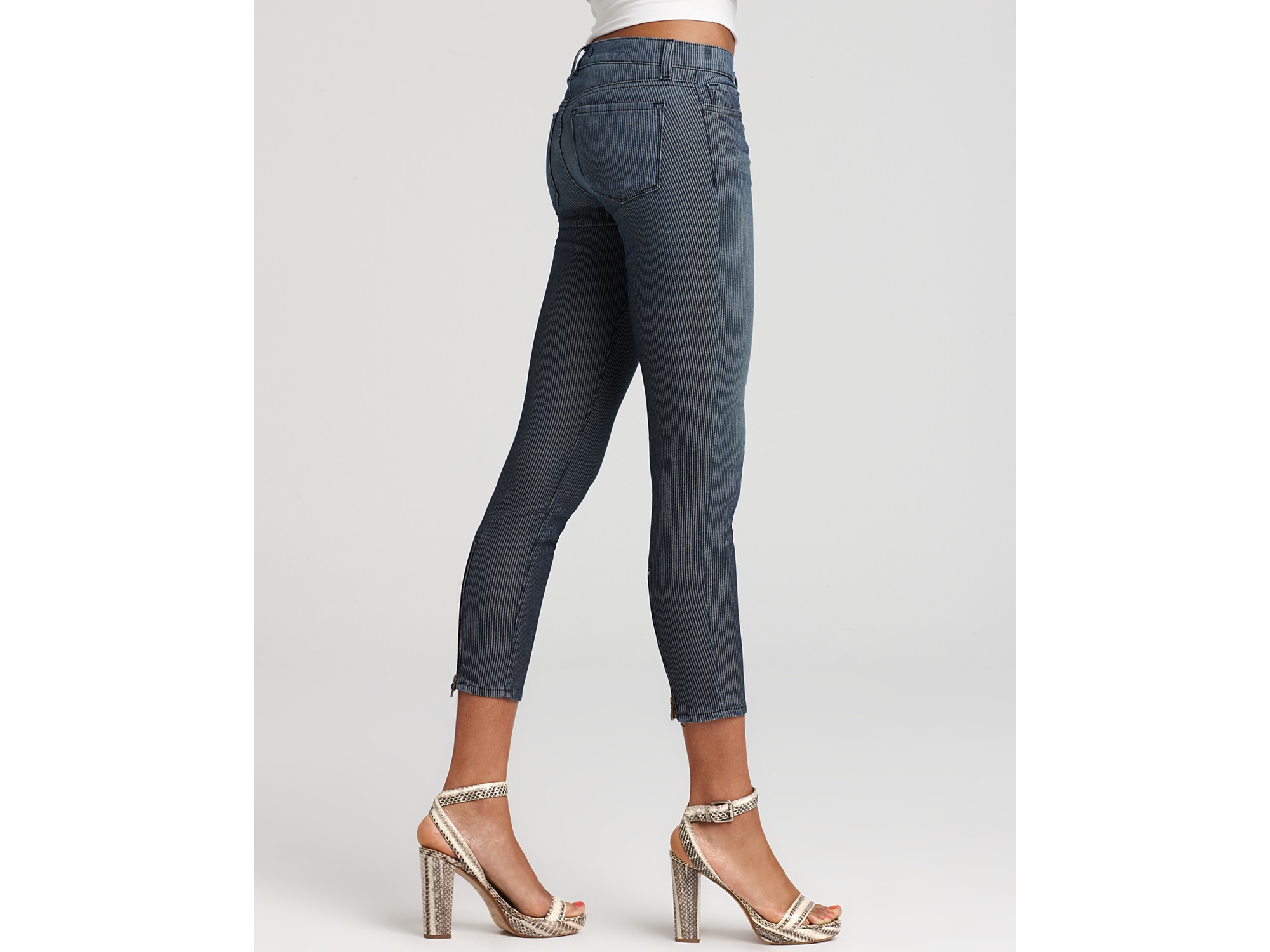 railroad stripe jeans