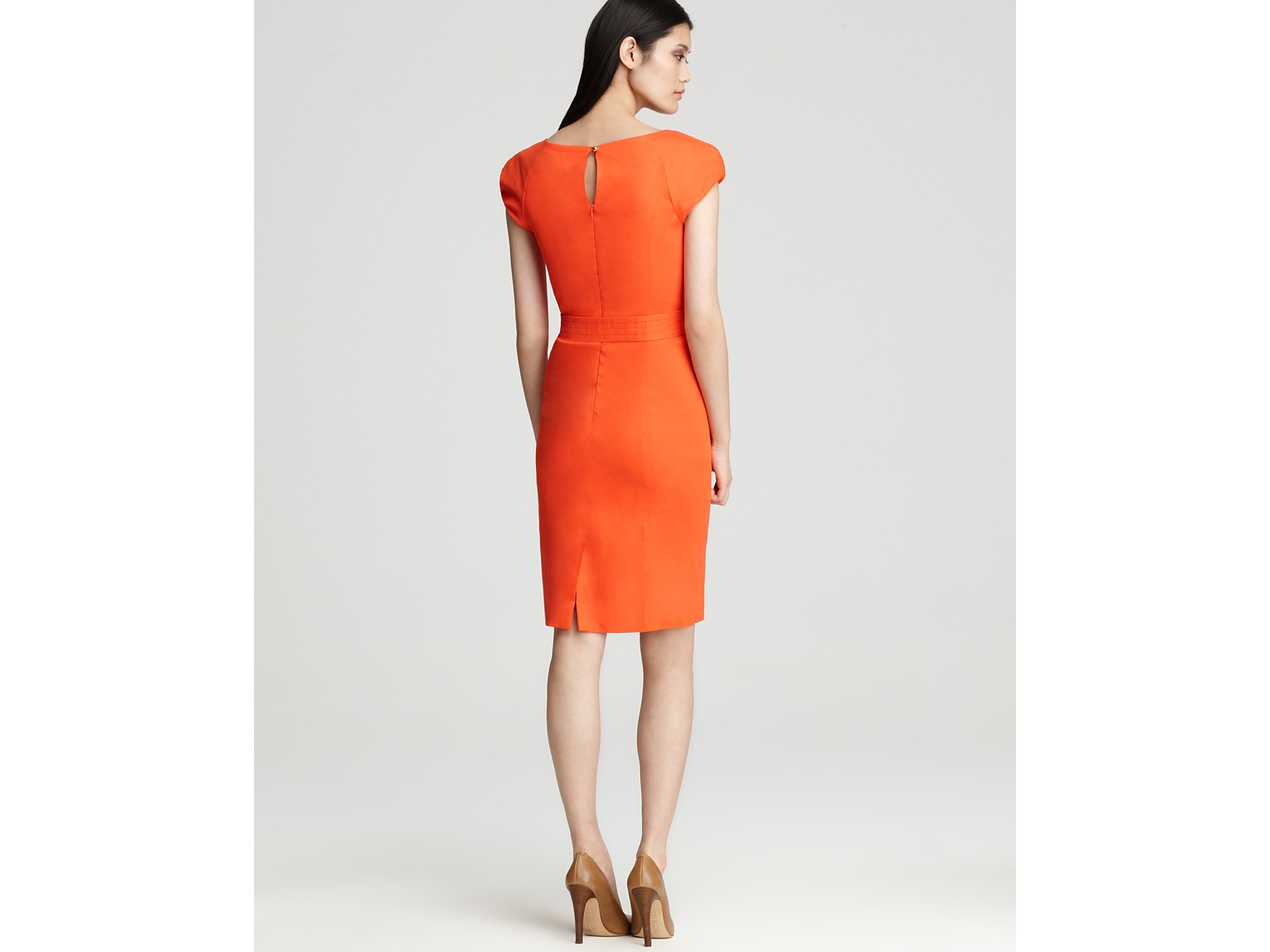 milly orange dress