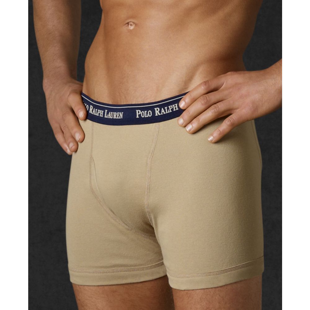 Ralph Lauren Boxer Brief 3 Pack in Natural for Men - Lyst
