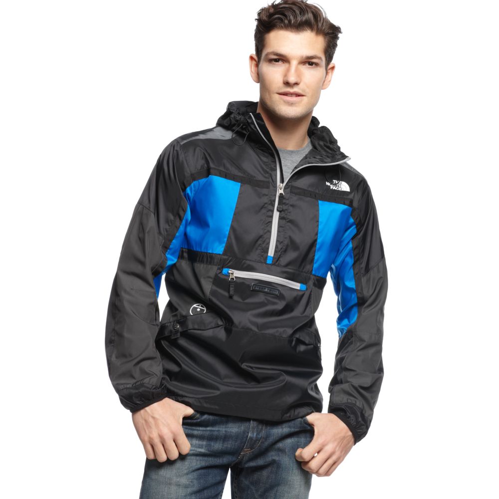 north face blue body warmer