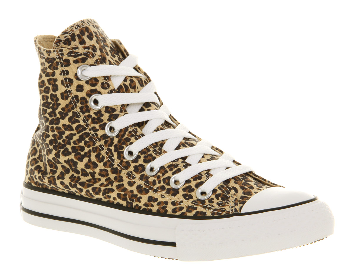 converse all star hi leopard